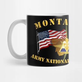 Montana - ARNG w Flag Mug